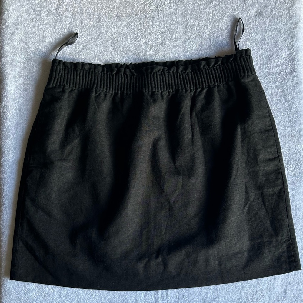 J. Crew Black Mini Skirt
